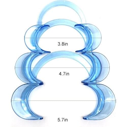 3pcs Dental Mouth Opener C Shape Cheek Lip Retractor Intraoral Mouth Gag Orthodontic Tool Mouth Spreader Lip Opener