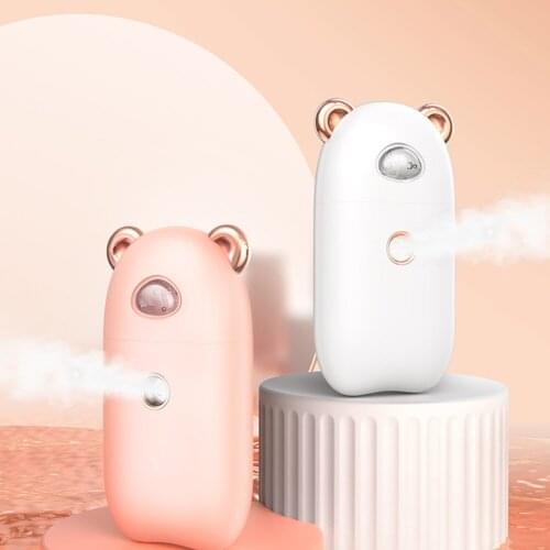 30ml Mini Face Mist Sprayer Portable USB Rechargeable Facial Nebulizer Steamer Mist Humidifier Beauty Instruments Skin Care