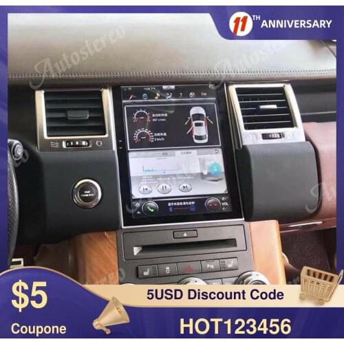 Tesla Radio Android 9.0 64GB Car Radio Player GPS Navigation For Land Rover Discovery 4 L319 Range Rover Headunit Radio Stereo