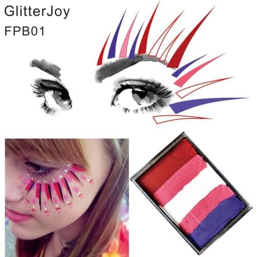 FPB01 60g/pc Water Based Face Body Paint Split Cake Art use in Festival Party Fancy Dress Beauty Makeup Tool