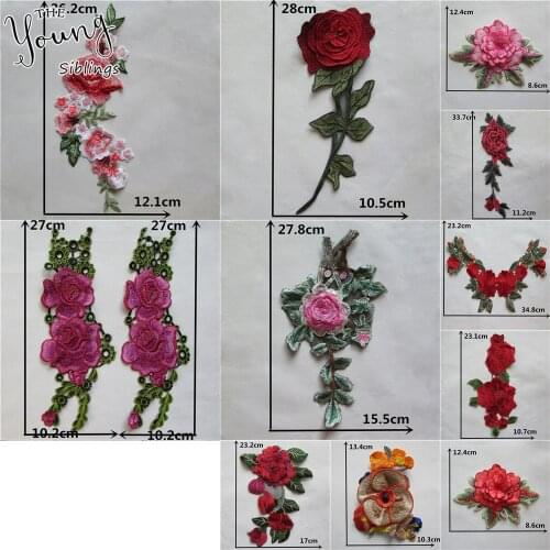 Exquisite Style Flower Lace Collar Venice Fabric DIY Sewing Lace Neckline Embroidery Applique Decorative Clothing Accessories