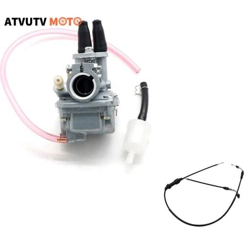 Motorcycle Carburador Carb With Throttle Cable For YAMAHA PW PY 80 PY80 Y-Zinger 1983-2000 2001-2006 ATV Pit Dirt Bike