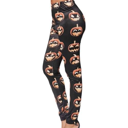 Halloween pumpkin Yoga Pants Leggings Push Up Sport Women Fitness Running Energy Seamless Leggings Gym Girl leggins yoga legging
