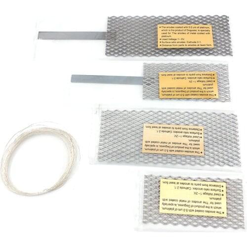 Free Shipping Platinum Titanium Mesh Conduit Cathode Wire Pen-plating System Electroplating Machine Accessory Set jewelry tools
