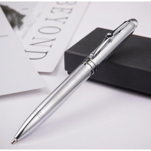 Luxury Metal Rotary Ballpoint Pen Business Signature Rollerball Business School Office Supplies Stationery Writing Tool