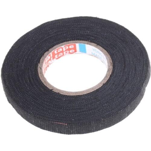 9mmx15m Universal Flannel fabric Cloth Tape automotive wiring harness Black Flannel Car Anti Rattle Self Adhesive Felt Tape