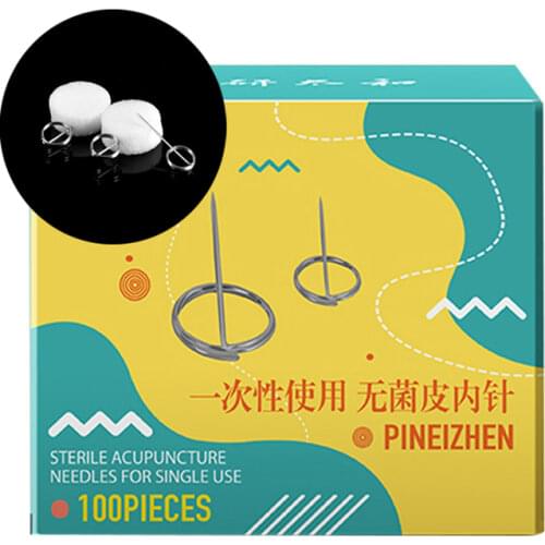 10 boxes Intradermal needle 100pcs/box SZ 0.22*5mm sterile ear press needle Auricular acupuncture needle