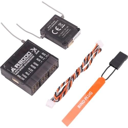 2.4GHz for DSM2 8 Channel High Speed AR8000 Receiver Extended Antenna for DX7s DX8 DX9 for RC Helicopter Multicopter