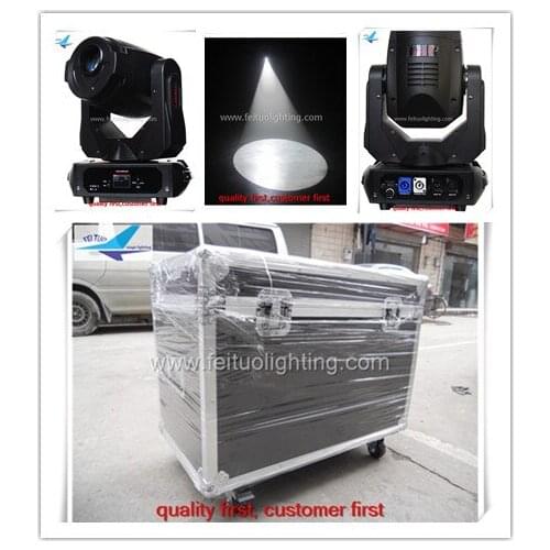 Hot Sell Moving Head 180w Gobo Light DMX Auto Rotating LED Spot Stage Lighting Disco Wedding Led Moving Heads 4pcs with case