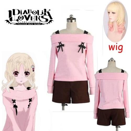 Anime Diabolik Lovers Komori Yui Custom Cosplay Costumes Women Adult Halloween Party Costumes Free Shipping