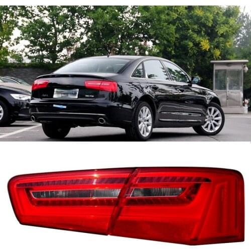 For Audi A6L rear tail light assembly 2012 2013 2014 2015 A6L reversing light turn signal brake lamp cover assembly