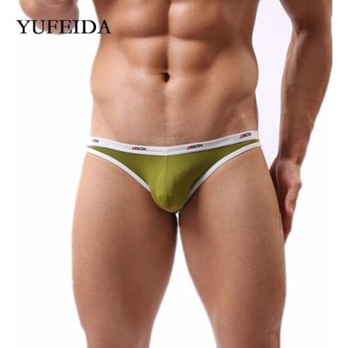 Mens Briefs Sexy Underwear Penis Pouch Gay Jockstraps Bikini Low Rise Underpants Male Homme Panties Breathable Mens Lingerie