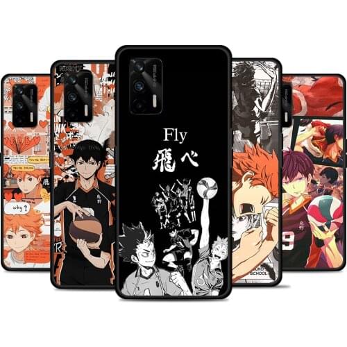 Haikyuu Hinata Attacks For Realme 8 GT Neo Flash Edition Explorer Master Q3 Pro Narzo30 C21 C20 C11 C20A C21Y Phone Case