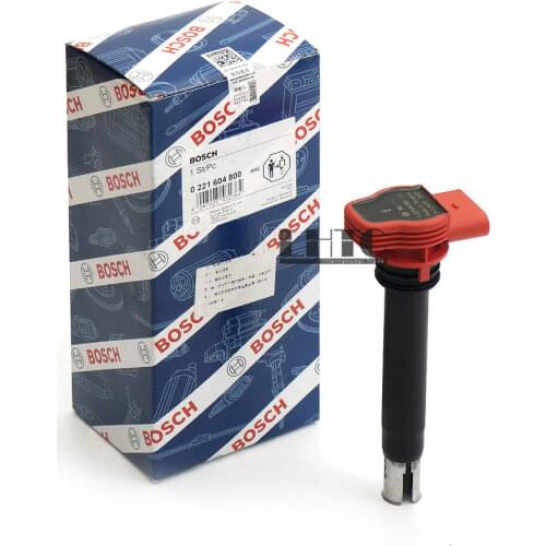 1 Pieces Red Ignition Coil Pack BOS CH Genuine For V W AUDI PORSCHE 3.0L 4.2L 5.2L FSI TFSI