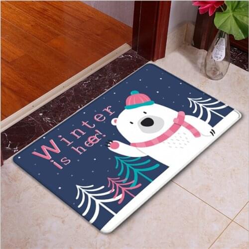 Cartoon Print Kitchen Mat Entrance Door Mat Home Decor Living Room Carpet Bedroom Mattress Bathroom Non-slip Mat
