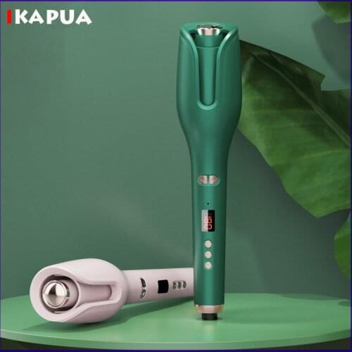 Rose-shaped Multi-Function LCD Curling Iron Professional Hair Curler Styling Tools Curlers Wand Curl Automatic Curly Air free