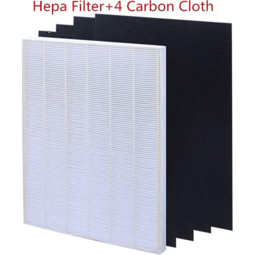 Air Filter Element Set 1 HEPA Filter Screen+ 4 Carbon Cloth Filters For Winix 115115 Air Purifier Filter Replacement
