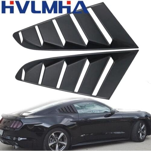 Rear Quarter Window Louvers Scoops Spoiler Car Styling Panel Side Air Vent Cover Sticker for Ford Mustang 2015 2016 2017