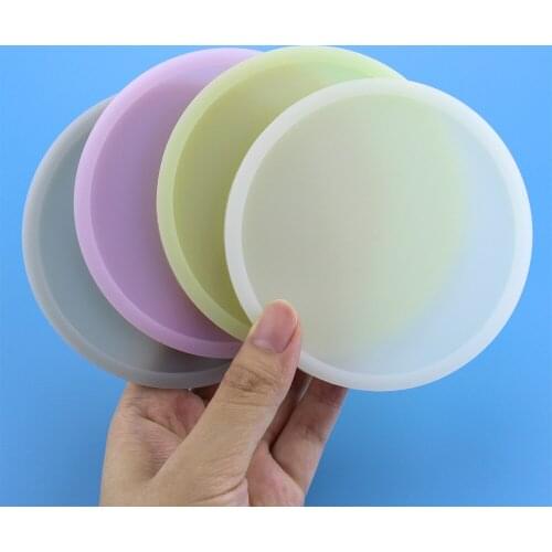 1Pc Luminous Drink Coasters Home Table Cup Mat Natural Glow At Night Personalised Coaster Cup Pad For Home Bar Kitchen tool