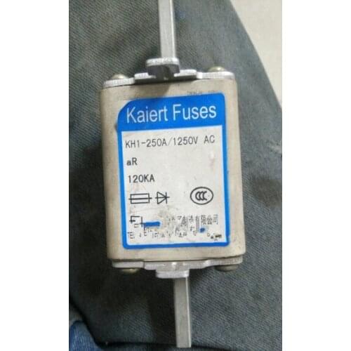 Fuses: KH1 250A 1250VAC 120KA aR / KH1-250A 1200V 100KA / KH1-KE-200A 1000V aR / KBZ1