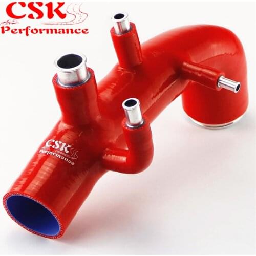 Silicone Turbo Intake Inlet Pipe Hose Fit For Subaru GC8 EJ20 WRX STI 98-00 Red