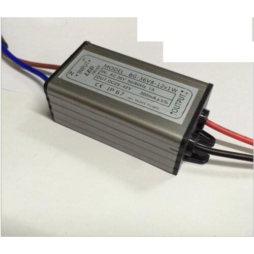 LED driver 8-12w low voltage waterproof power street lamp driver ac36v constant current source 12W