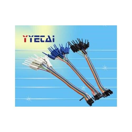 1PCS Test Clip Flat Hook Test Clip Logic Analyzer Test Hook 10P DD