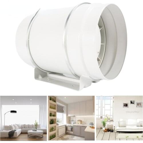 8'' 220V Silent Inline Duct Fan with Wireless Controller Air Extractor for Bathroom Kitchen Hood Exhaust Ventilation Ventilator