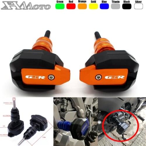 Falling protection Fit For SUZUKI GSR 400 GSR 600 GSR 750 GSX-S750 GSX-S1000 frame slider fairing guard anti crash pad protector