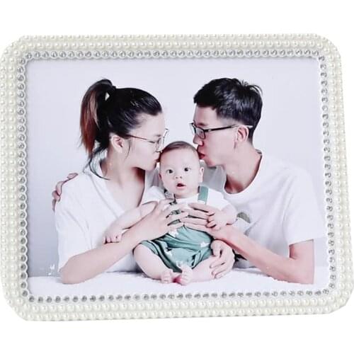 Pearl Desktop Resin Photo Frame for Wedding Gifts RPF033