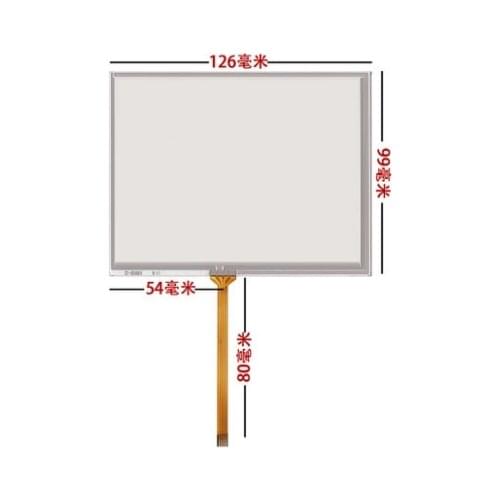 126*99 new 5.6 inch resistance-type touch screen industrial screen plate touch screen 126mm*99mm