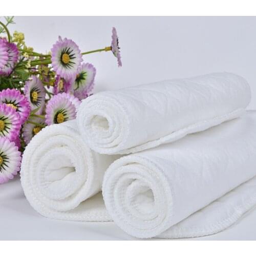 2020 Hot Sale Reusable baby Diapers Cloth Diaper Inserts 1 piece 6 Layer Insert 100% Cotton Washable Baby Care Products Hot Sal