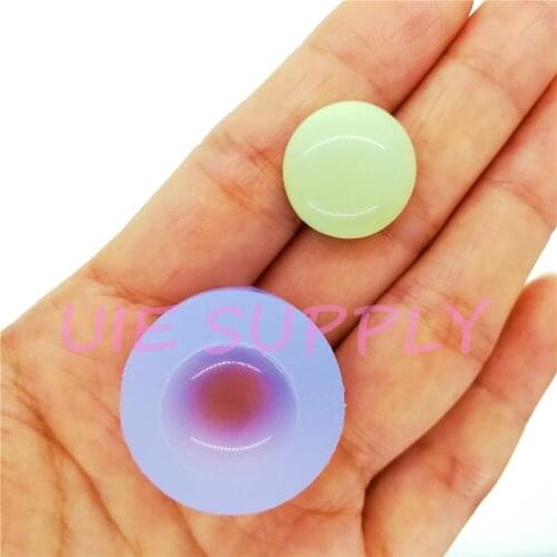 BYL407U 17.0mm Round Cabochon Silicone Mold for Resin Art Earrings Rings Necklace Pendant Brooch Making Craft Clay Decoration