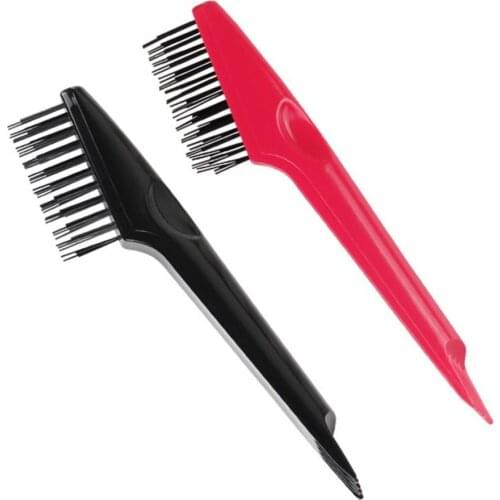 Cleaning Brush Multifunctional Double-end Design Plastic Practical Portable Keyboard Hair Brush for Home