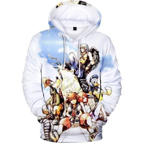 Fashion 3D Hoodies Kingdom Hearts Hoodie Men/Women Sweatshirts Winter Harajuku 3D Hoodies Kingdom Hearts Casual Print Boys Top