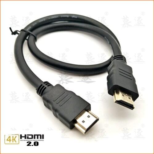 New M/M Aluminum alloy HDMI-compatible to HDMI 2k*4k 2.0 Slim HDMI Cable for TV Laptop Projector PS3 PS4 Cable 0.5m 1m 1.5m 3m