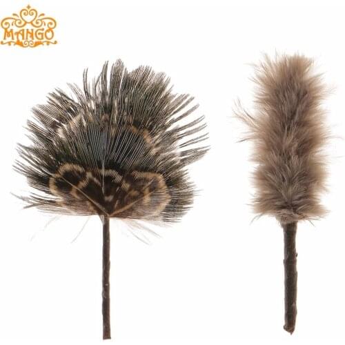 New 1/12 Dollhouse Miniature Feather Fan with Black Handle 1:12 Scale Dollhouse Decoration Dolls Accessory Classic Toy for Child