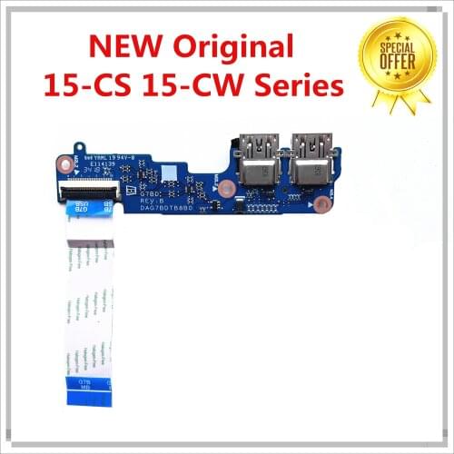 NEW Original For HP 15-CW 15-CS Series Laptop Interface USB Board DAG7BFTB8C0 DA0G7BTB6D0 100% Tested Fast Ship