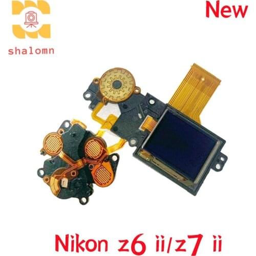 New Original Top Cover Shoulder Small LCD Display Screen With Flex Cable Repair Parts For Nikon Z6II Z7II Z6 II Z7 II Camera