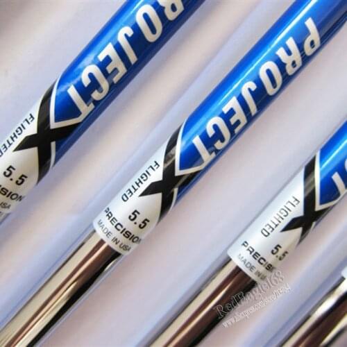 New Golf Shaft Project X Steel Shaft 5.0/5.5/6.0/6.5 Flex in Choice 8Pcs/Lot Golf Irons Shaft Free Shipping