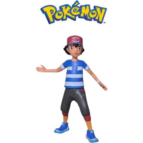 Original Anime Pokémon Kawaii 11CM PVC Psyduck Ash Ketchum Loudred Scizor Popplio Classic Ornament Doll Kids Birthday Gift