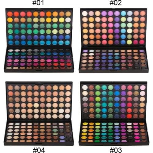 Professional 2019 New Gliltter Eyeshadow Palette of Eye Shadow HAPPY 120 Colors Make Up Palette eyeshadow Cosmetic DFDF
