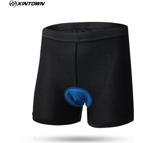 XINTOWN bermuda Men Bike Shorts Silica GEL 3D Sponge Cycling Underwear shorts MTB Breathable Comfortable cycling shorts