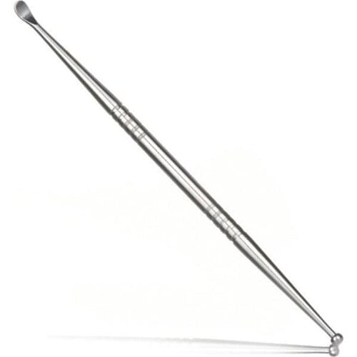 12cm Steel Ear Pick Acupuncture Point Probe Auricular Point Pen Beauty Ear Reflex Massage Needle Detection Health Care