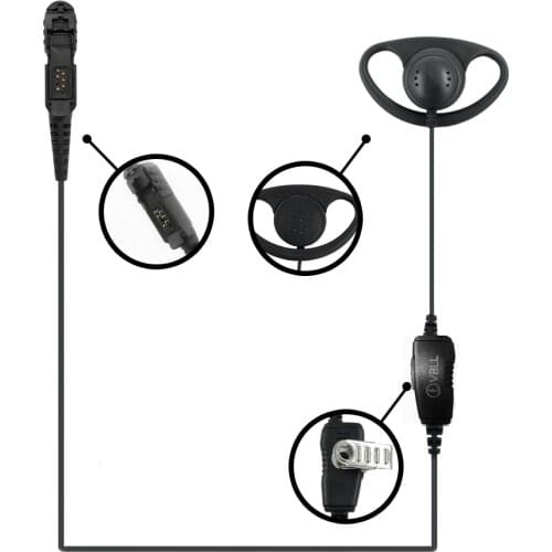 VBLL 1-wire Earhook For Motorola MTP3150 MTP3100 MTP3550 MTP3200 MTP3500 Portable