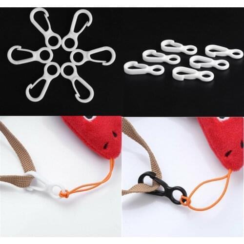 Hooks Backpack Snap-Clip Plastic Flag Pole Clip Hooks Water Resistant Bulb Clips for Bag Belts Straps Clasp Package Accessories
