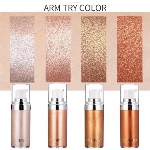Liquid Body Highlighter Glitter Body Highlighter Shimmer Glow Liquid Illuminating Lotion Highlighter Palette Bronzer Makeup