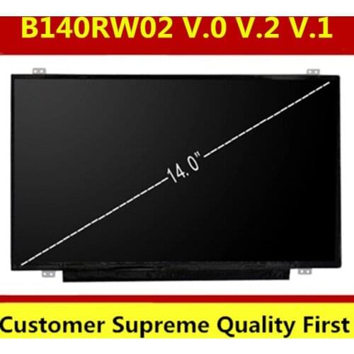 14'' Laptop lcd led screen LP140WD2 TLB1 LTN140KT03 B140RW02 V.1 B140RW02 V.0 1600*900