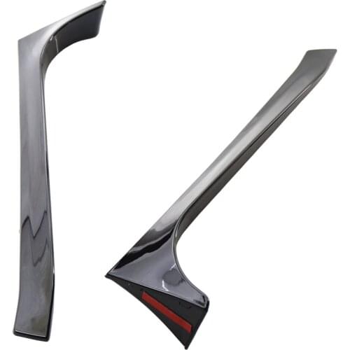 2Pcs Rear Roof Window Side Spoiler Wing Plastic Trim Cover for VW Golf 6 GTI