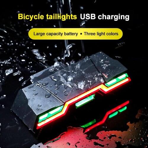 2021 Bicycle Taillight USB Charging Waterproof Bicycle Rear Lights Riding Equipment For Bike Bicycle N66